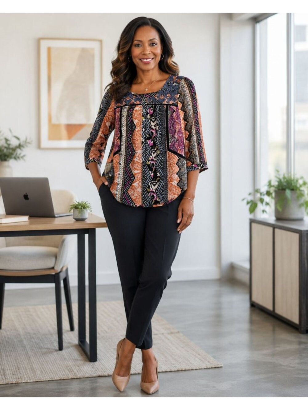 Anthropologie Vanessa Virginia Embroidered Boho Blouse Women’s Size 8